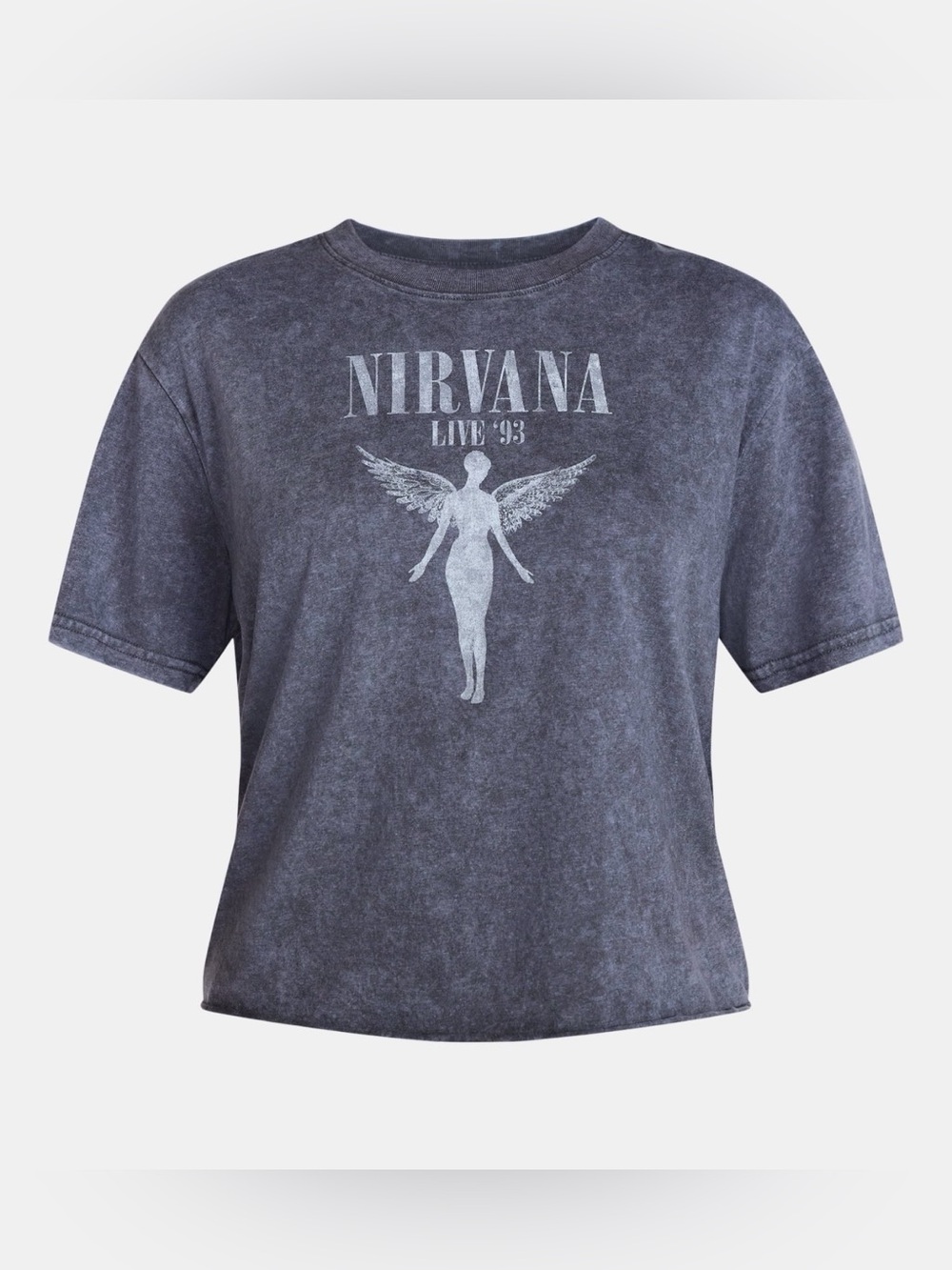 🎸🖤 Nirvana In Utero Graphic Tee | Oversized Fit | XXS | Black